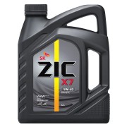 Моторное масло ZIC X7 5W-40 Синтетическое 4 л